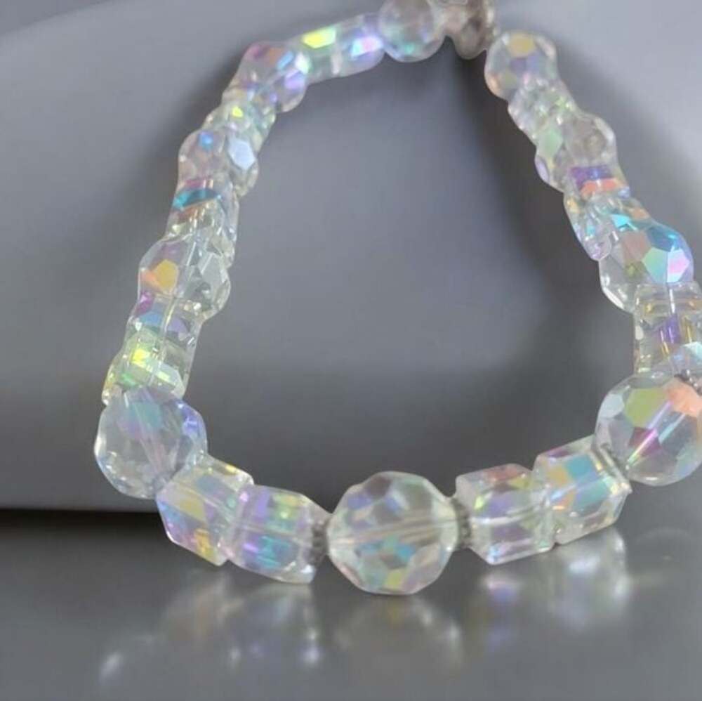 Iridescent Crystal Bracelet